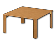 ローテーブル（ナチュラル）