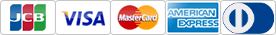 JCB/VISA/MasterCard/American Express/Diners Club